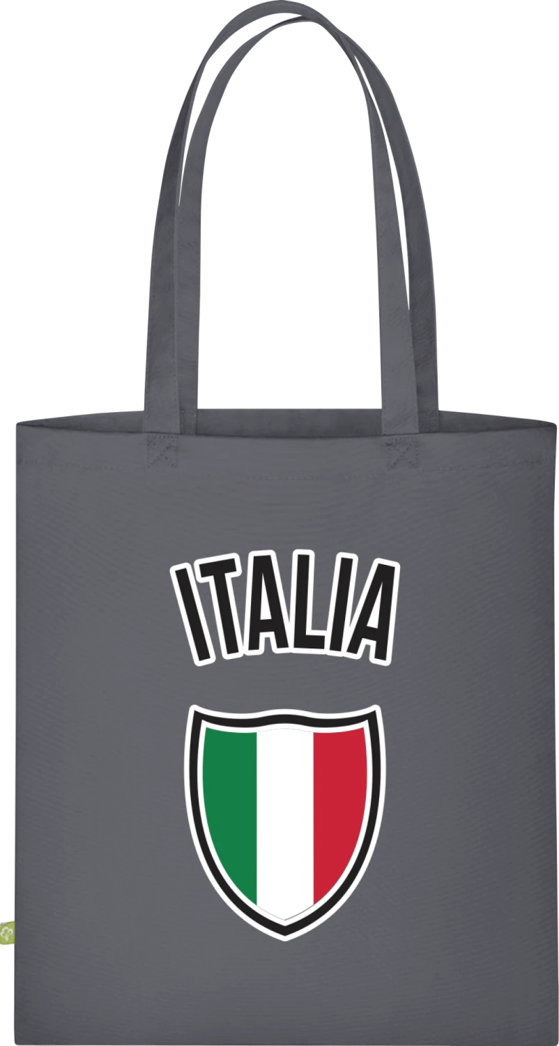 Italia Outline - Graphite Grey Organic Bag for Life - Front