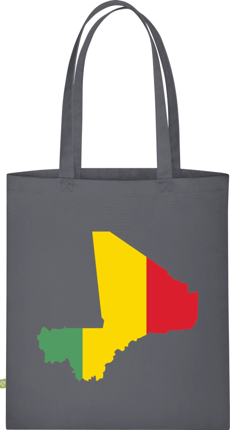 Mali Map - Graphite Grey Organic Bag for Life - Front