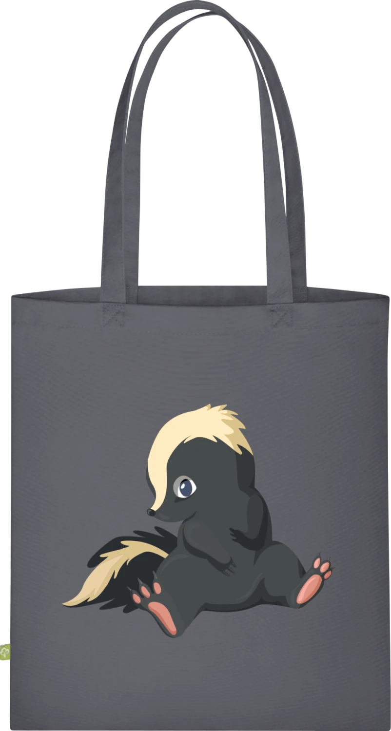 Skunk Baby - Graphite Grey Organic Bag for Life - Front