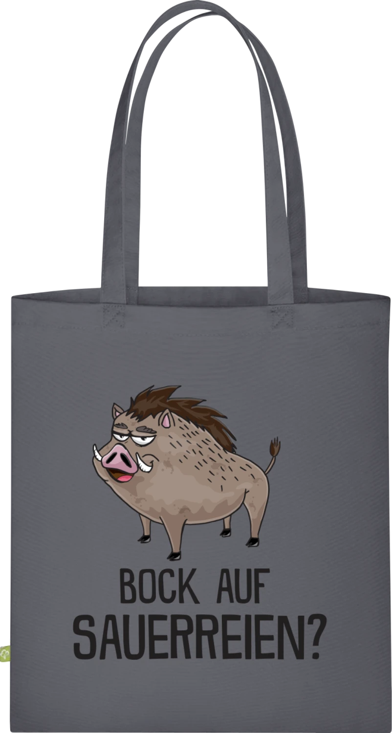 Bock auf Sauerreien? - Graphite Grey Organic Bag for Life - Front
