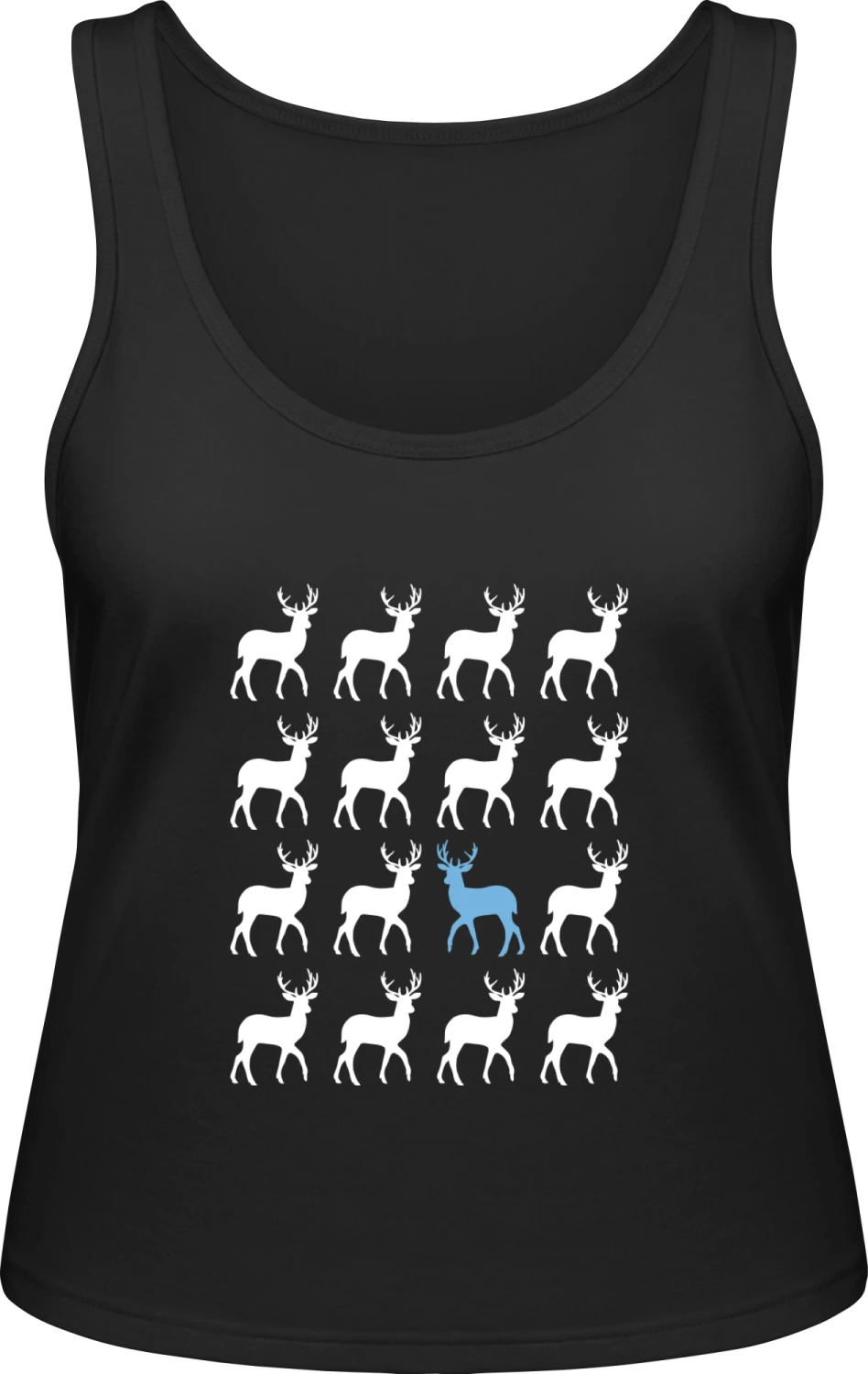 Different Moose - Black Inspire Tank T / Women  - Front