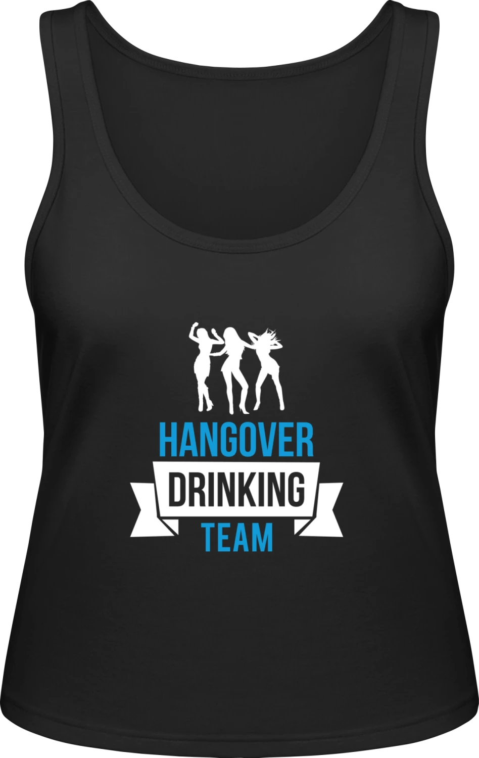Girls Hangover Drinking Team - Black Inspire Tank T / Women  - Front