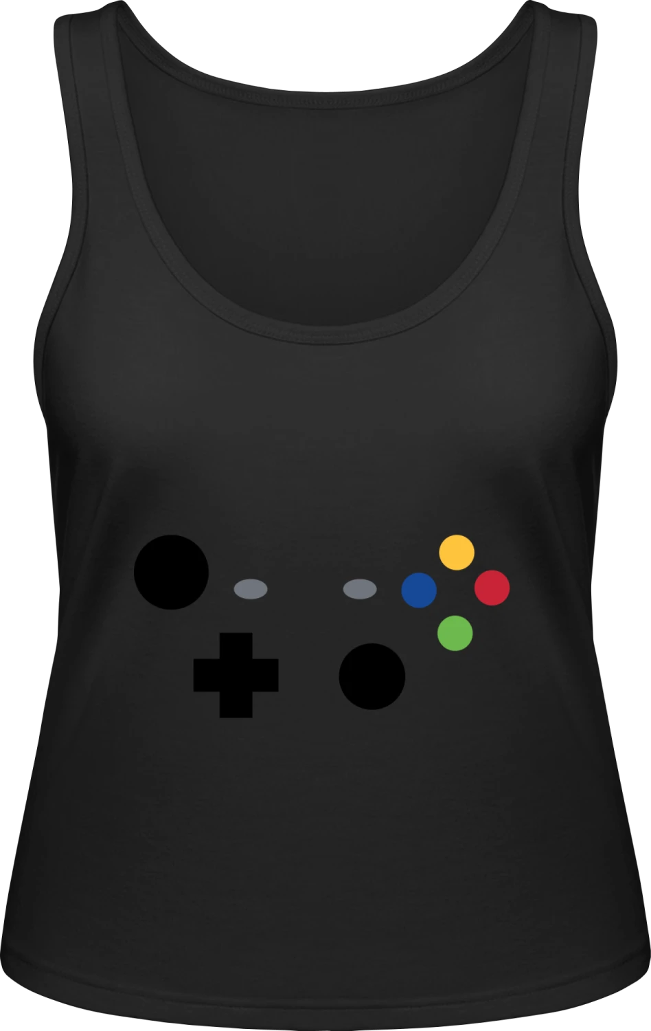 XBOX Controller Video Game - Black Inspire Tank T / Women  - Front