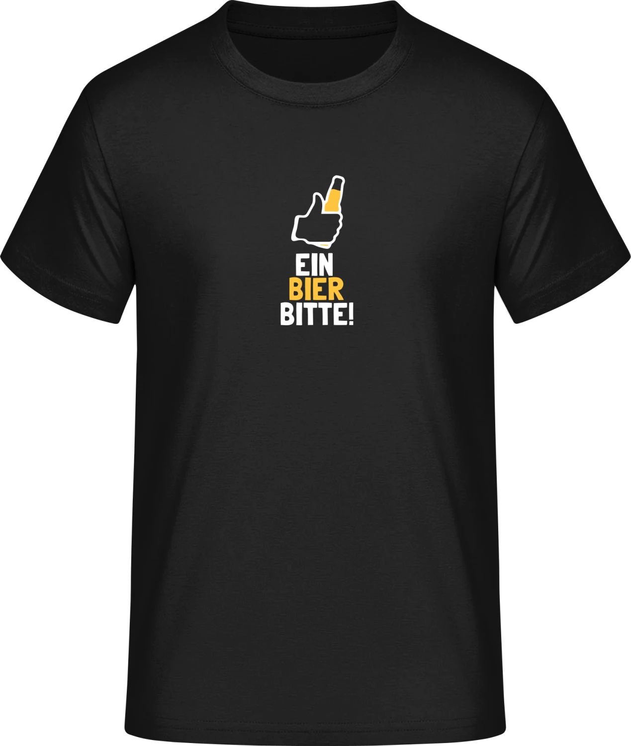 Ein Bier bitte - Front_Schwarz