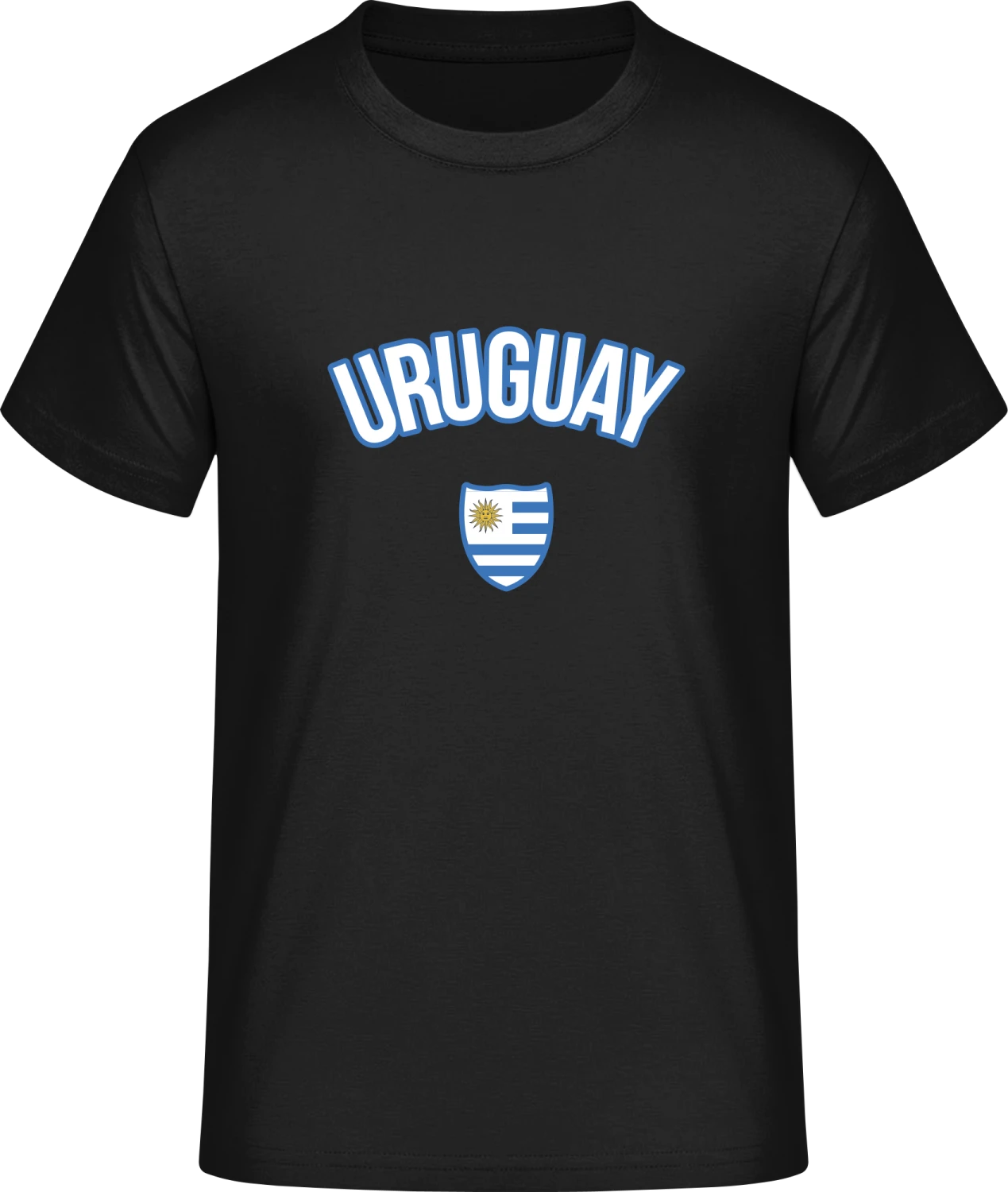 URUGUAY Fan - Front_Schwarz