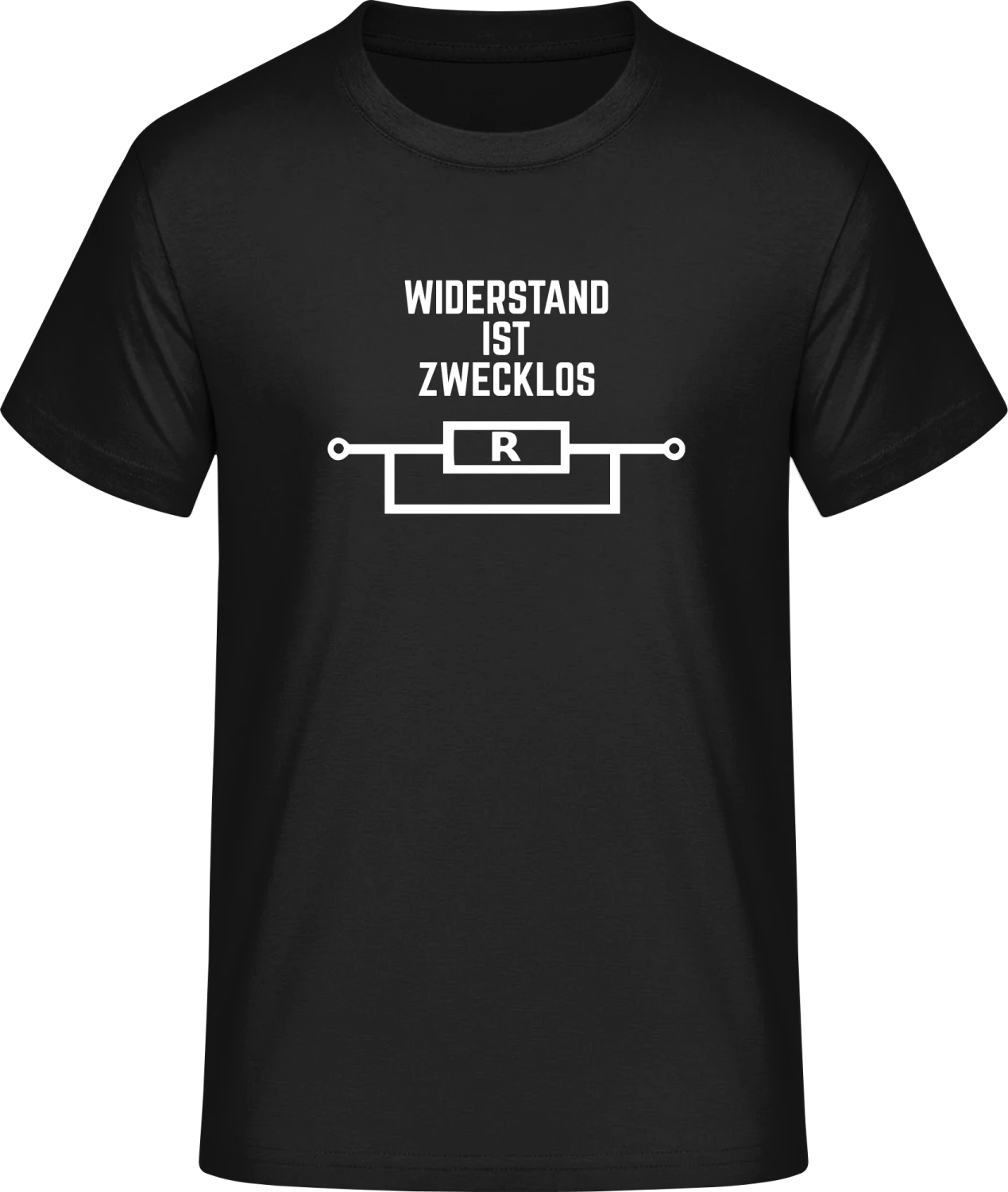 Widerstand Zwecklos Tank Top - Elektriker Spruch Shirt Damen Herren