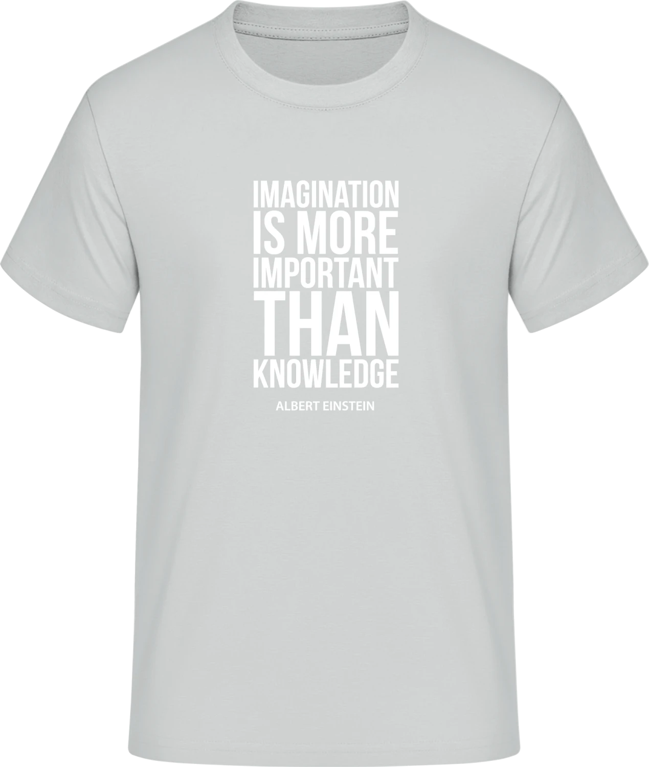 Imagination Is More Important Than Knowledge - Front_Pacific grey