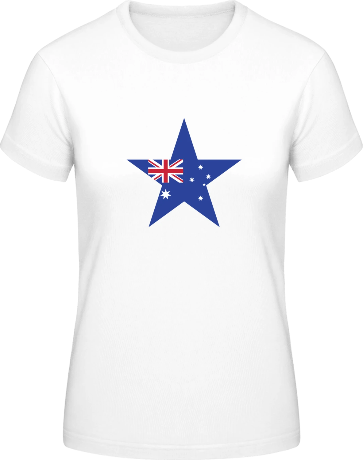 Australian Star - White #E190 women T-Shirt - Front