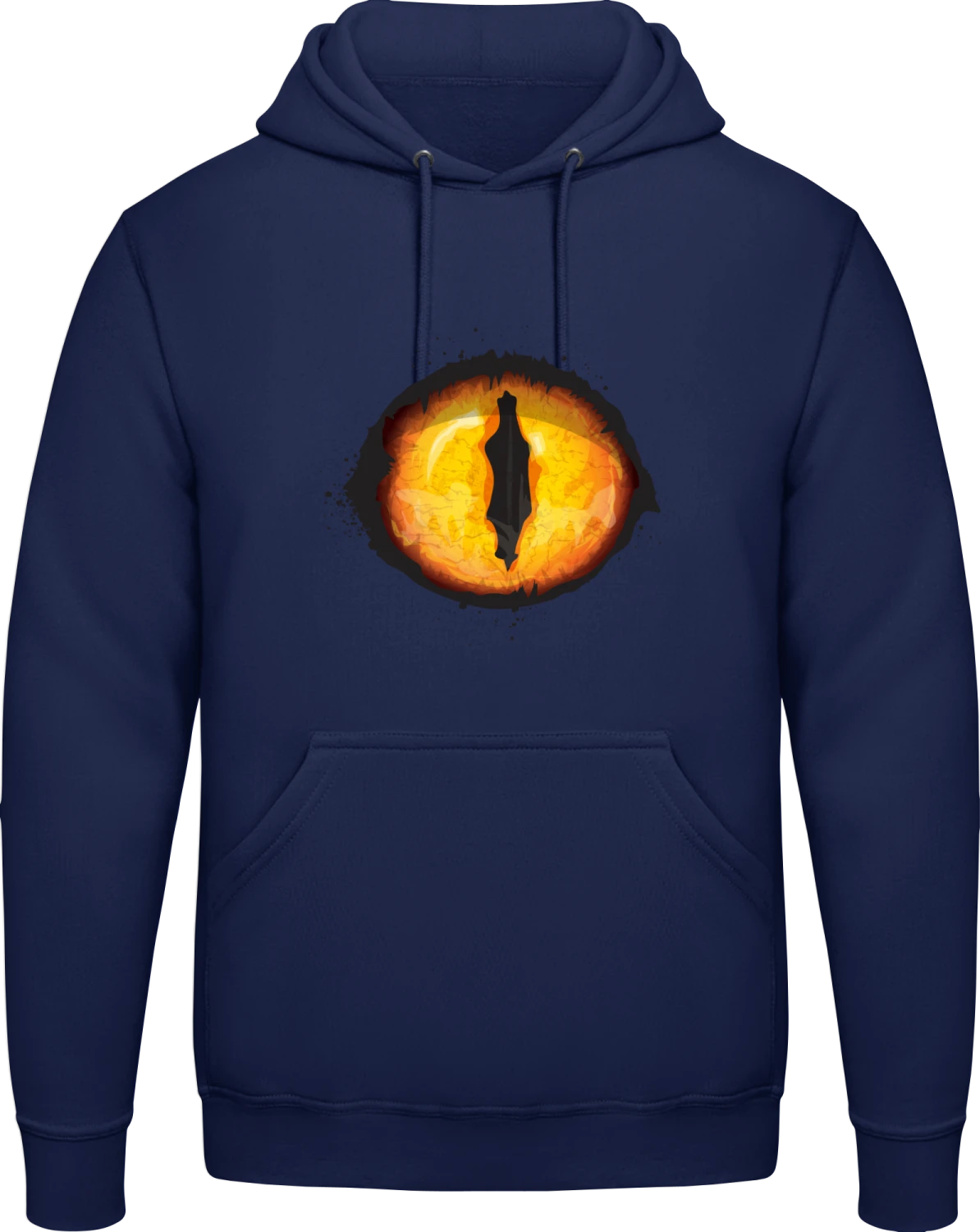 Scary Yellow Monster Eye - Front_Oxford navy