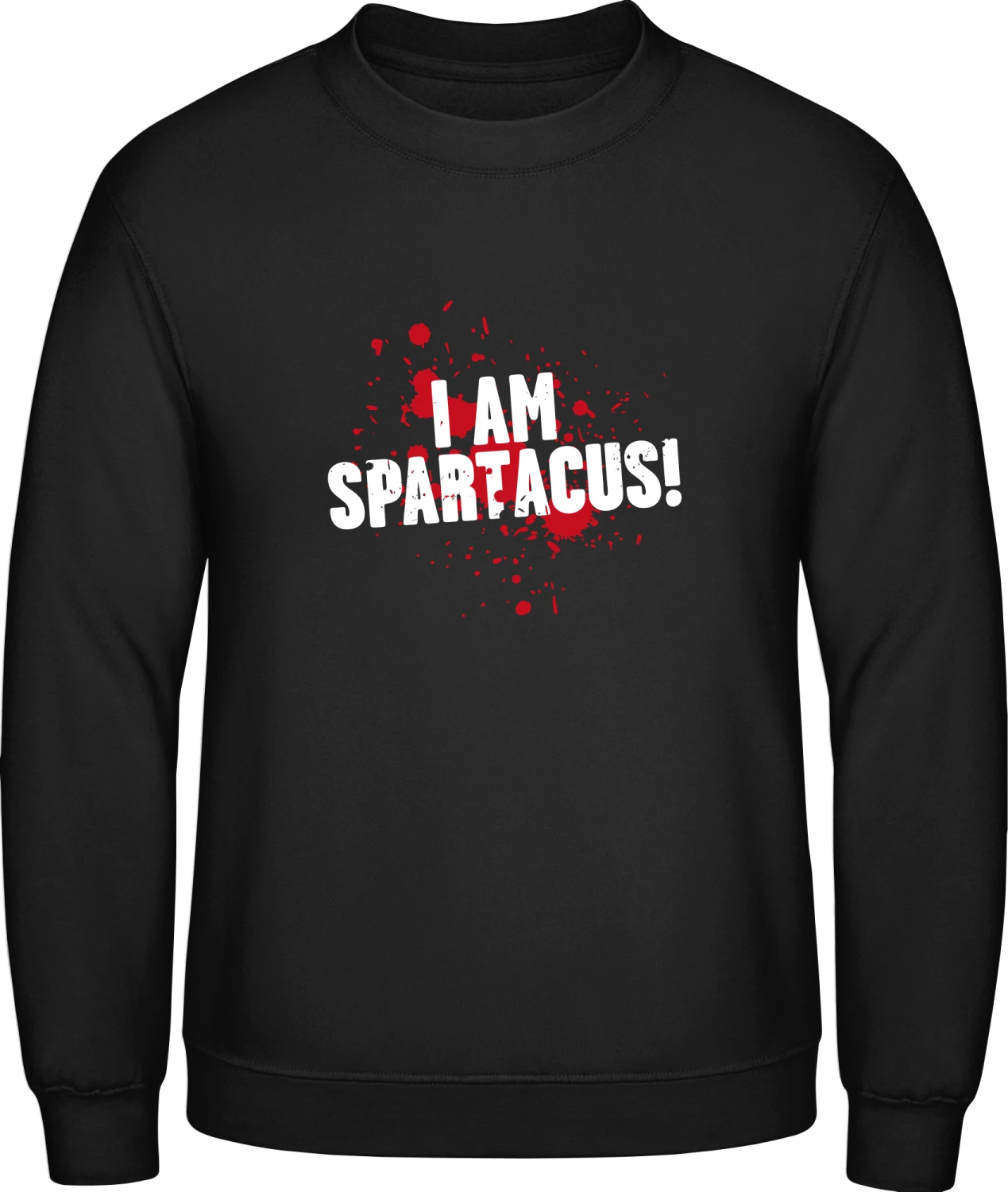 I Am Spartacus - Black AWDis sweatshirt Men - Front