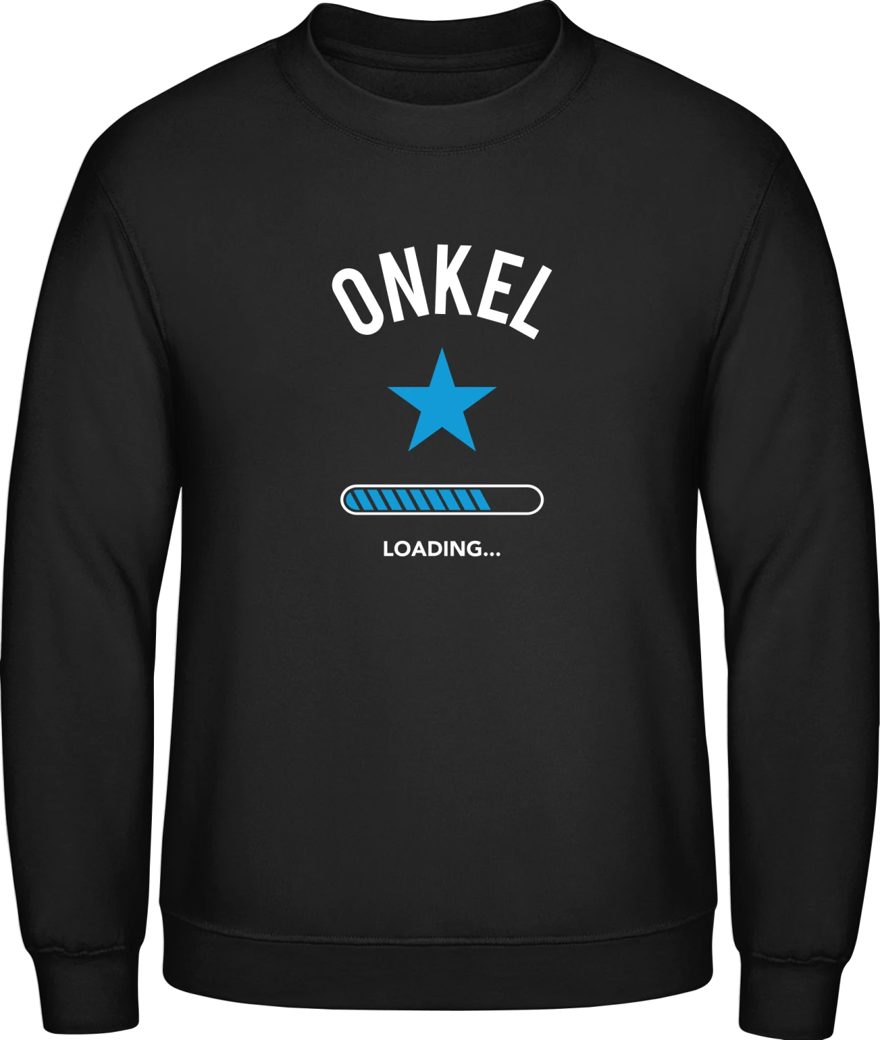 Werdender Onkel Loading - Black AWDis sweatshirt Men - Front