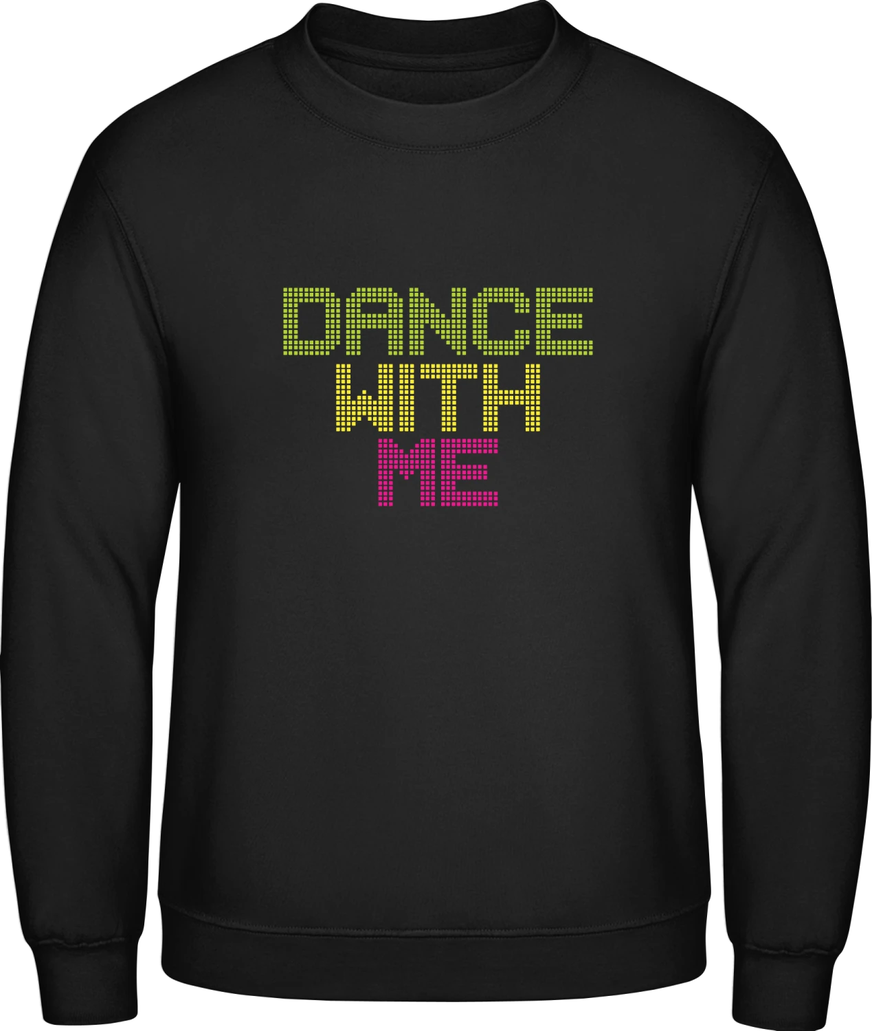 Dance With Me - Black AWDis sweatshirt Men - Front