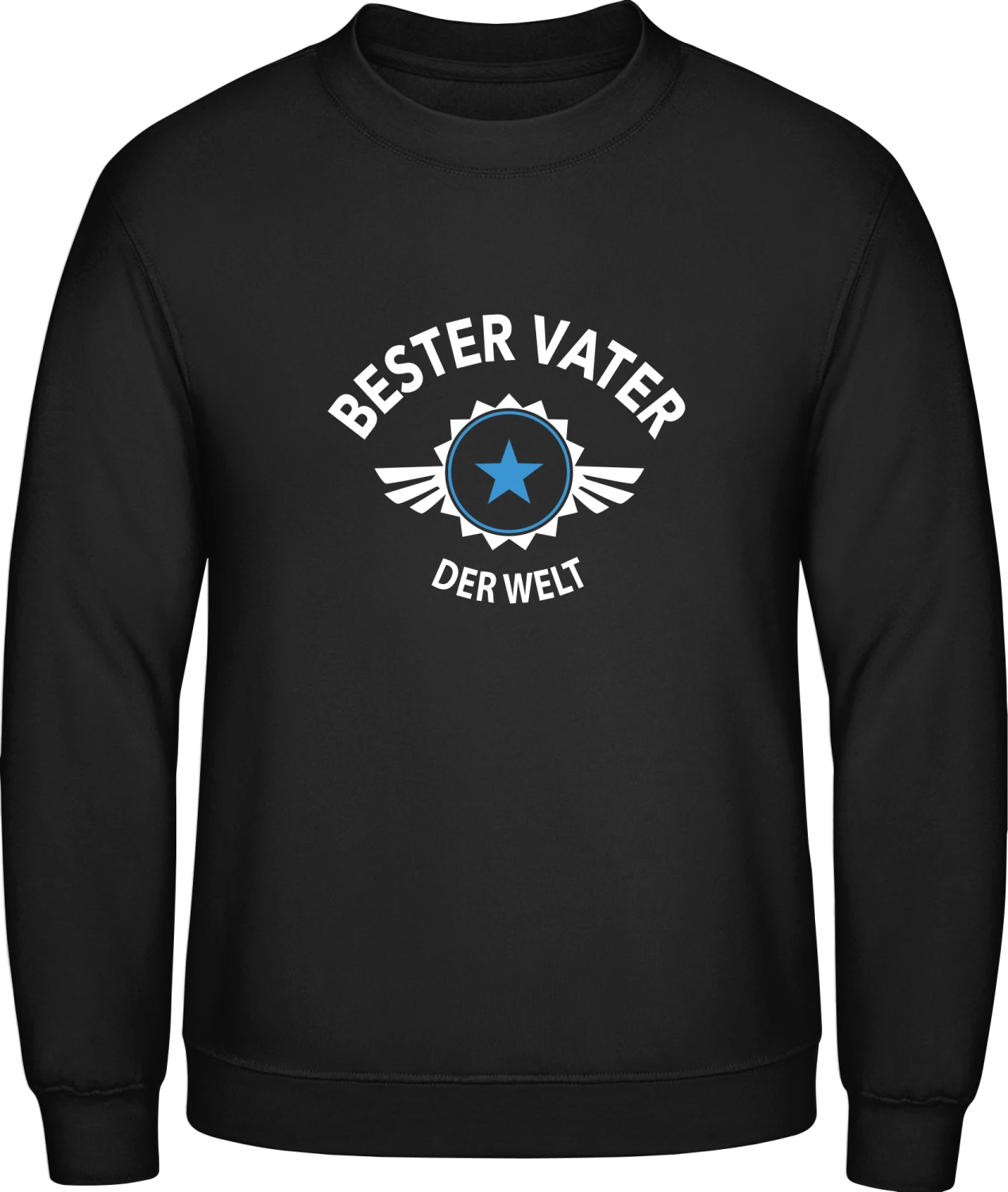 Bester Vater der Welt - Black AWDis sweatshirt Men - Front