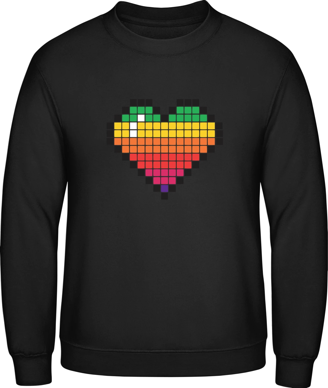 Video Game Heart - Black AWDis sweatshirt Men - Front