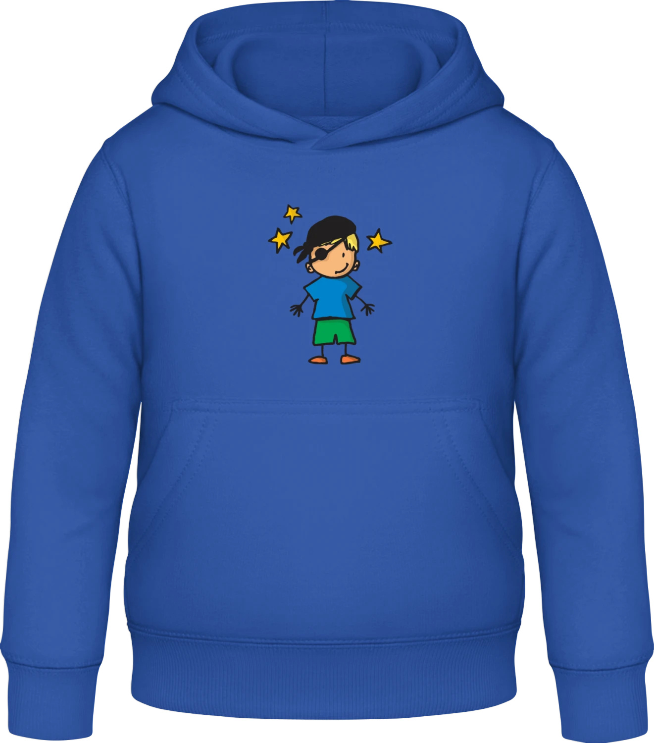 Little Boy Brother Pirate - Royal blue Awdis Hoodie Kids - Front