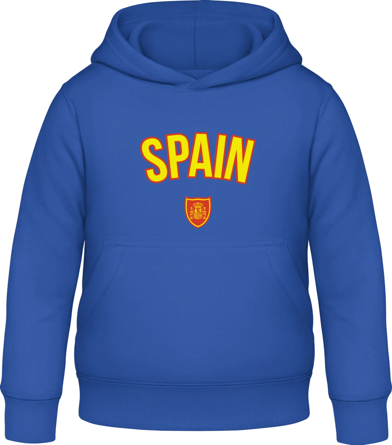 SPAIN Football Fan - Royal blue Awdis Hoodie Kids - Front