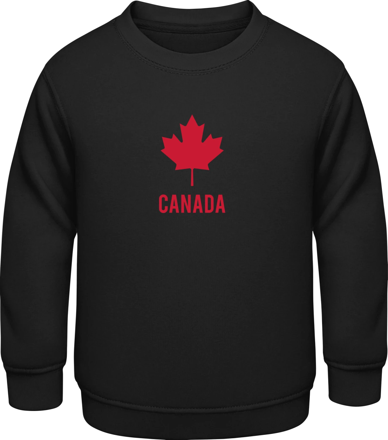 Canada Logo - Black AWDis Sweat kids - Front