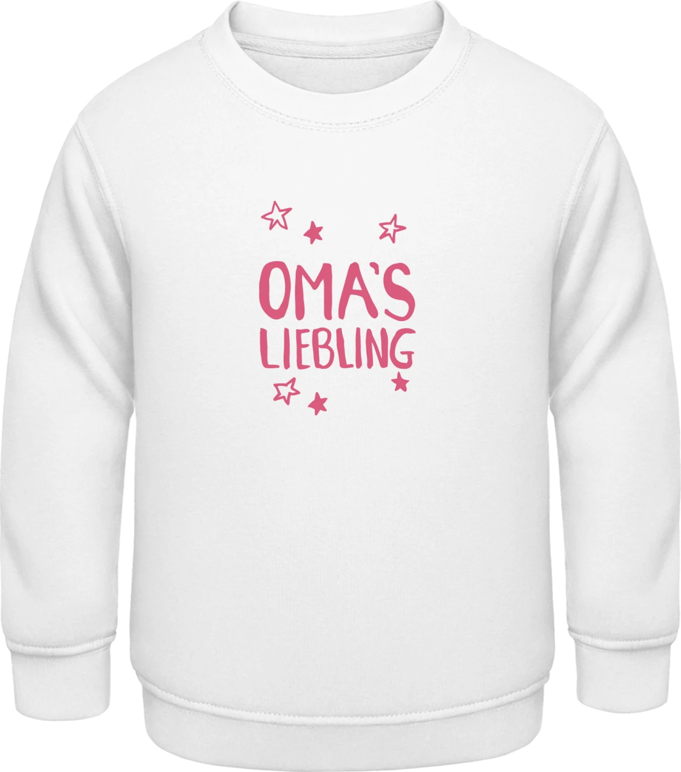 Oma's Liebling - Arctic white AWDis Sweat kids - Front