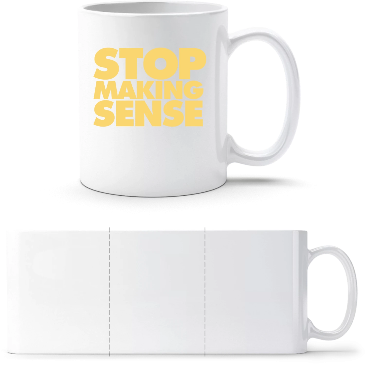 Stop Making Sense - White White mug - front