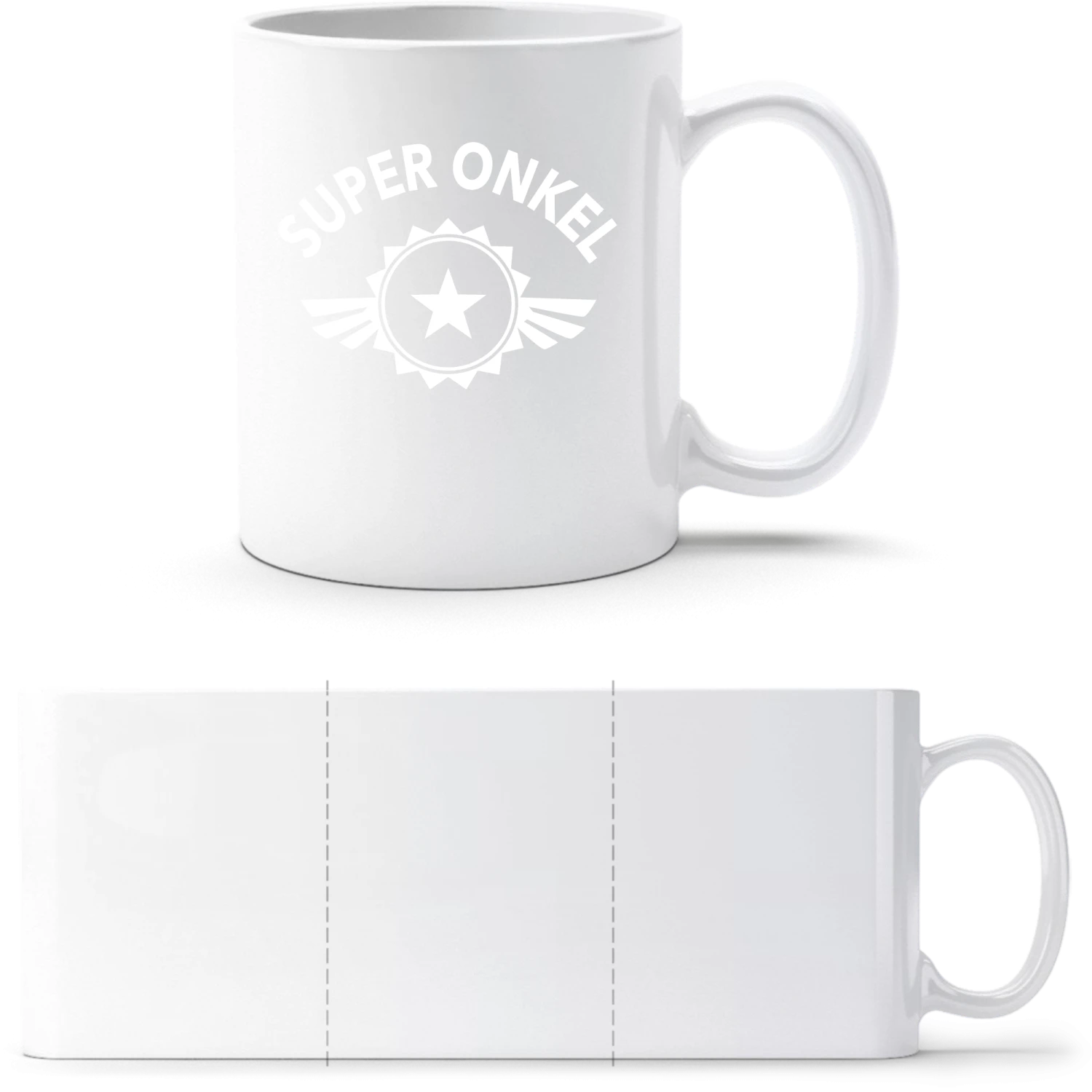 Super Onkel - White White mug - front
