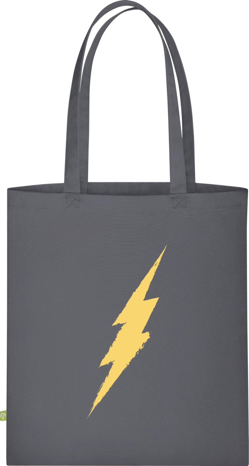 Flash Bazinga Energy - Graphite Grey Organic Bag for Life - Front
