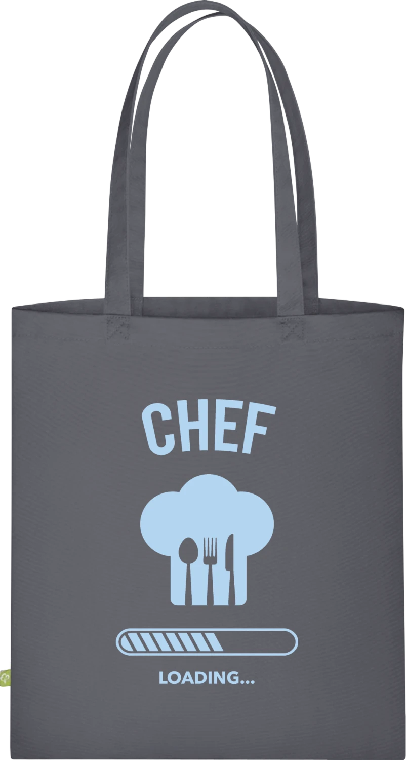 Chef Loading - Graphite Grey Organic Bag for Life - Front