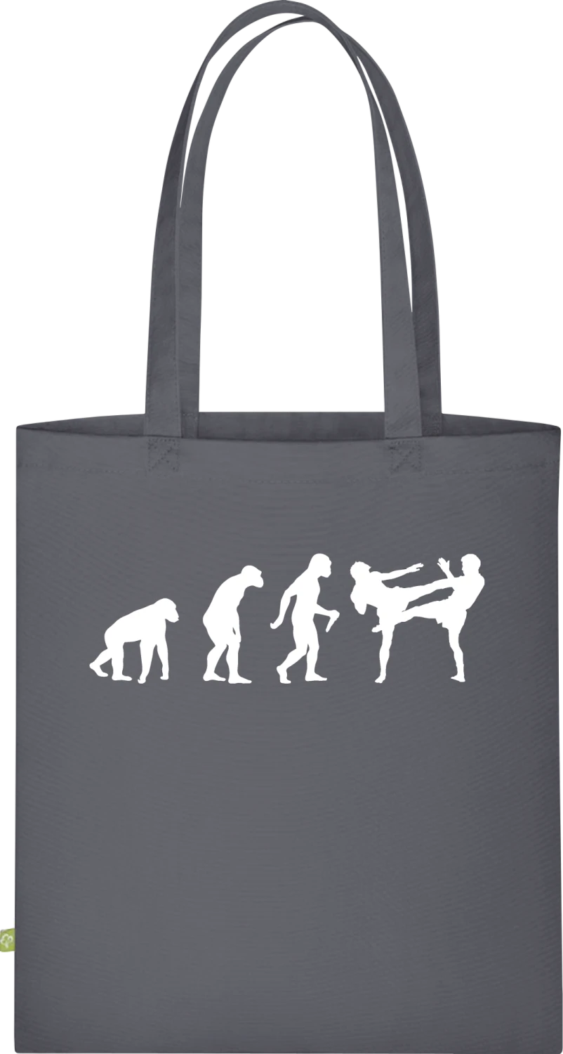 Kickboxing Evolution - Graphite Grey Organic Bag for Life - Front