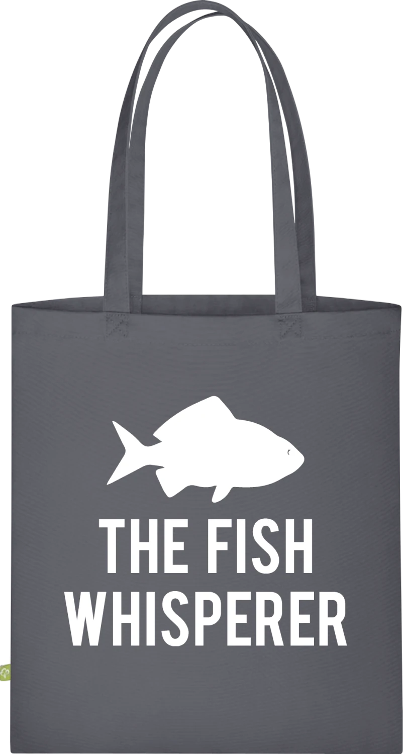 The Fish Whisperer - Graphite Grey Organic Bag for Life - Front