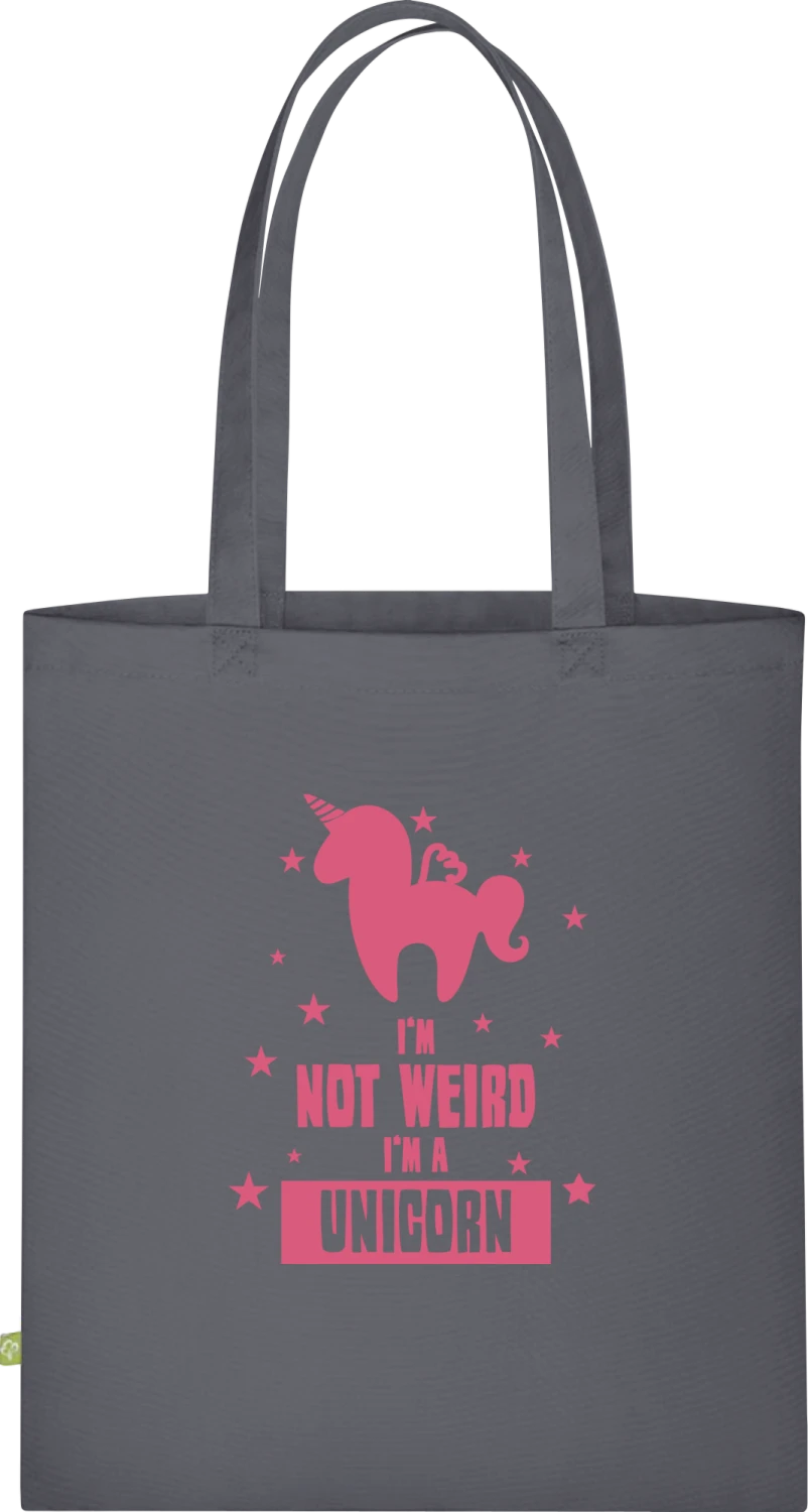 I'm Not Weird - Graphite Grey Organic Bag for Life - Front