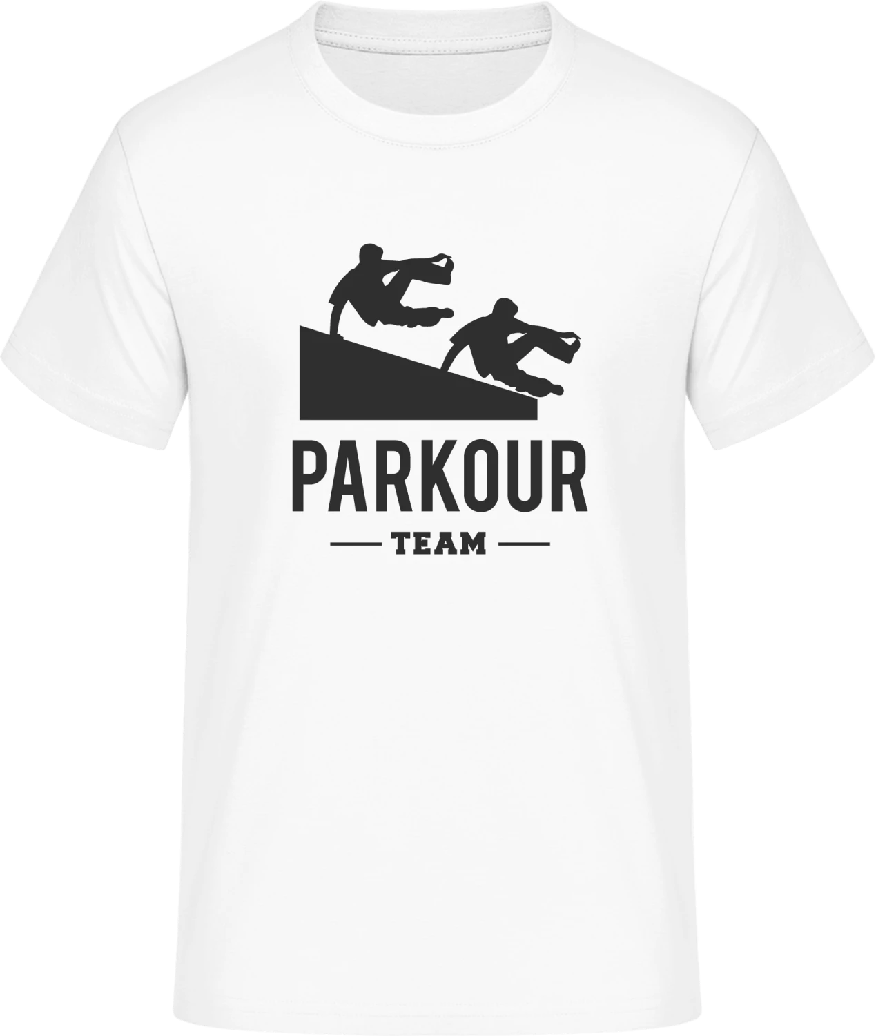 Parkour Team - Front_Weiß