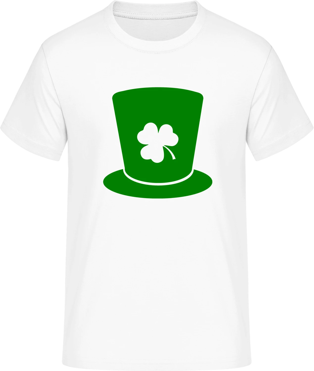 St. Patricks Day Hat - Front_Weiß