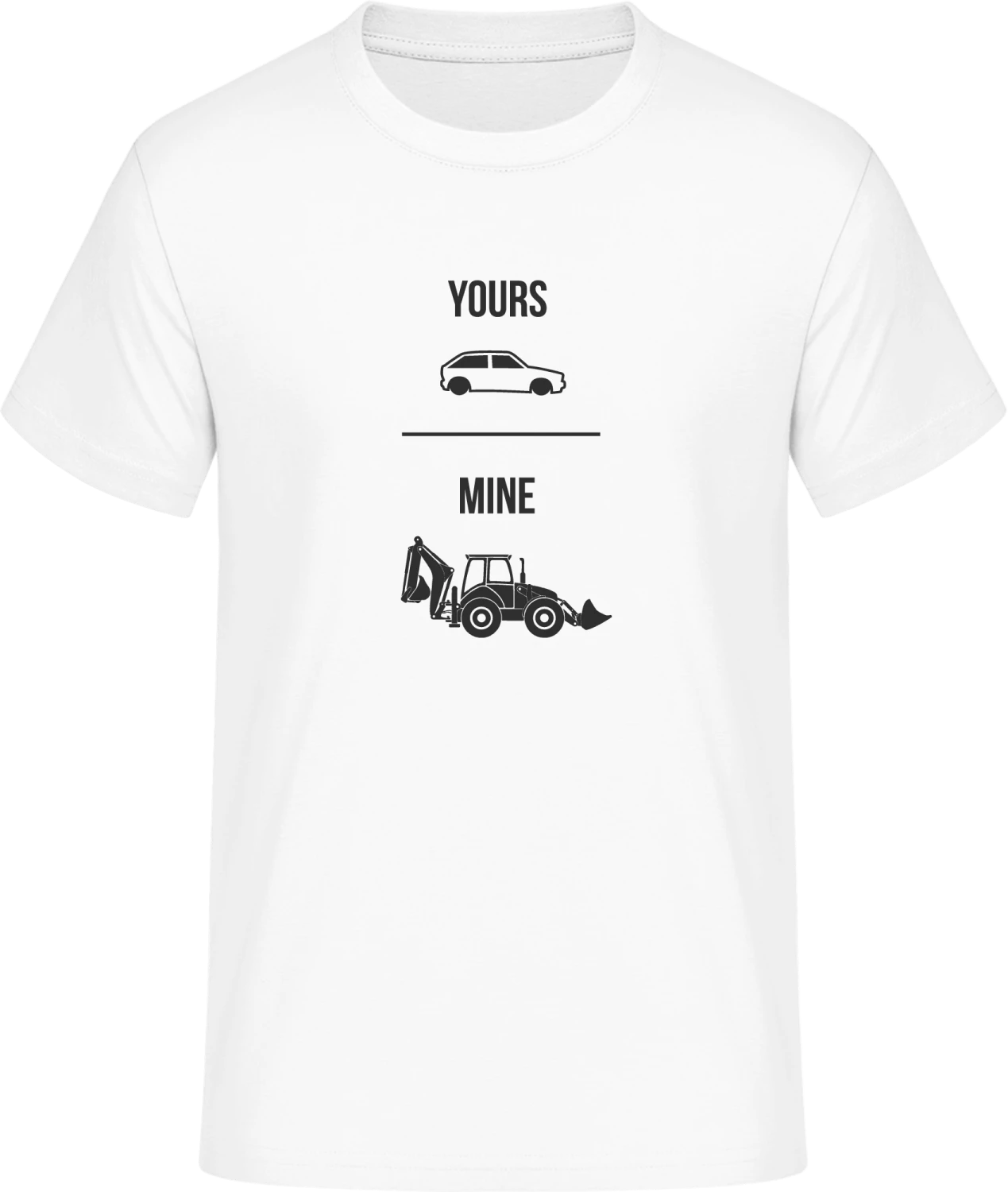 Car vs Tractor - Front_Weiß