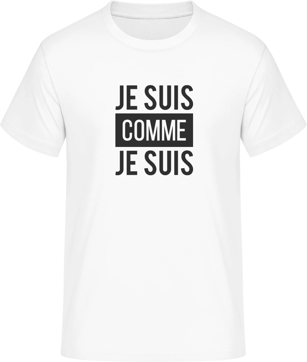 Je suis comme je suis - Front_Weiß