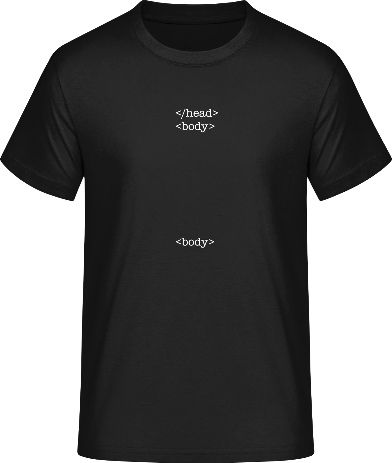 Head Body Body - Front_Schwarz