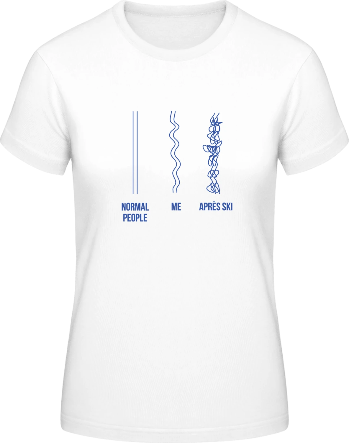 Après Ski - White #E190 women T-Shirt - Front