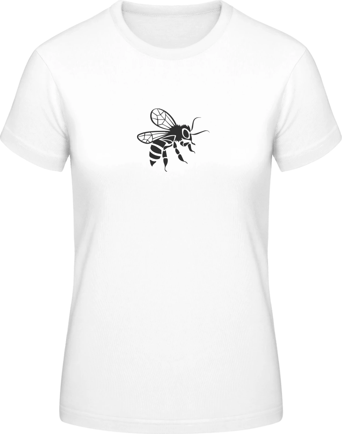 Flying Bee Wasp - White #E190 women T-Shirt - Front