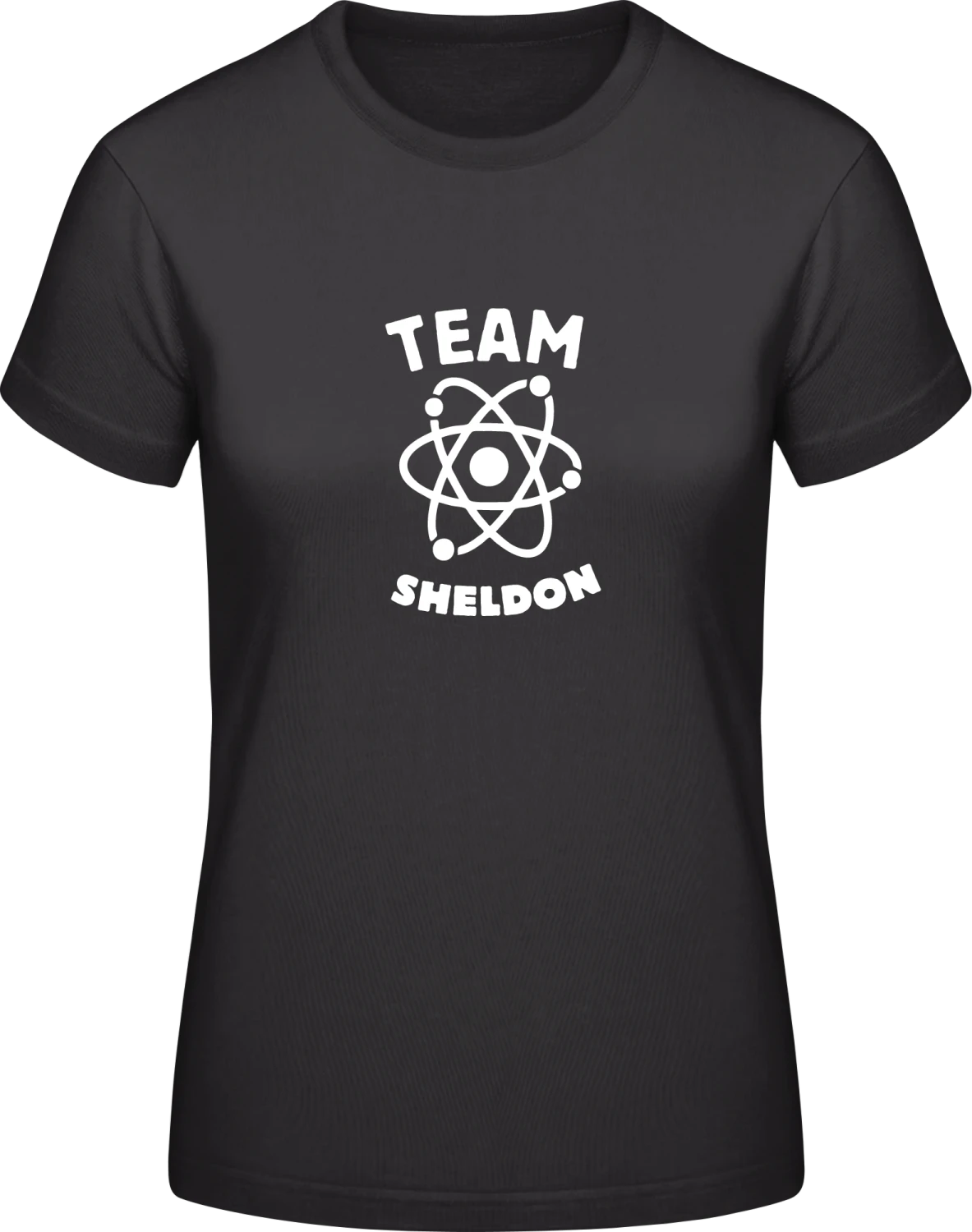 Team Sheldon - Black #E190 women T-Shirt - Front