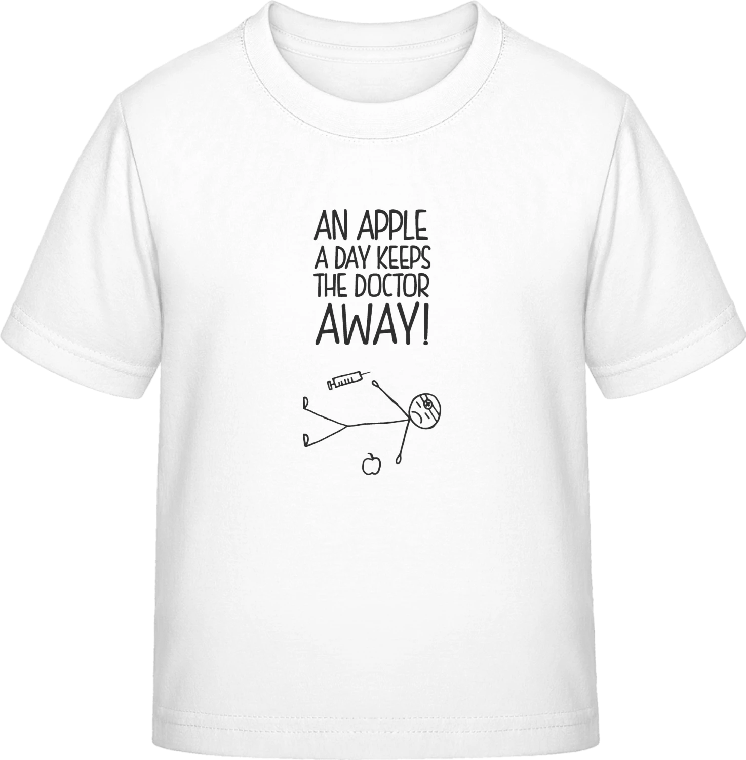 An Apple A Day Doctor Comic - White Exact 190 Kids - Front