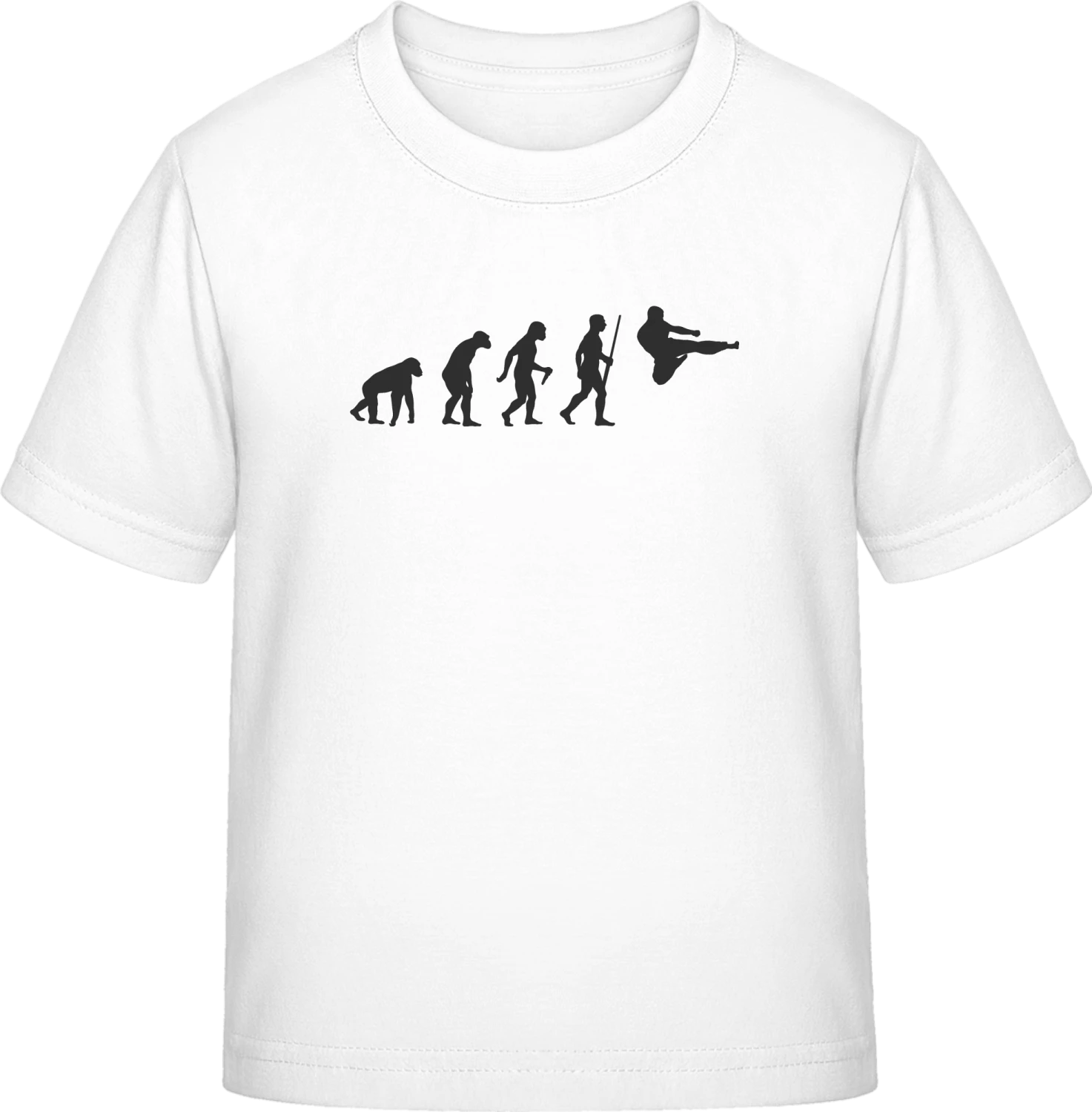 Karate Evolution - White Exact 190 Kids - Front