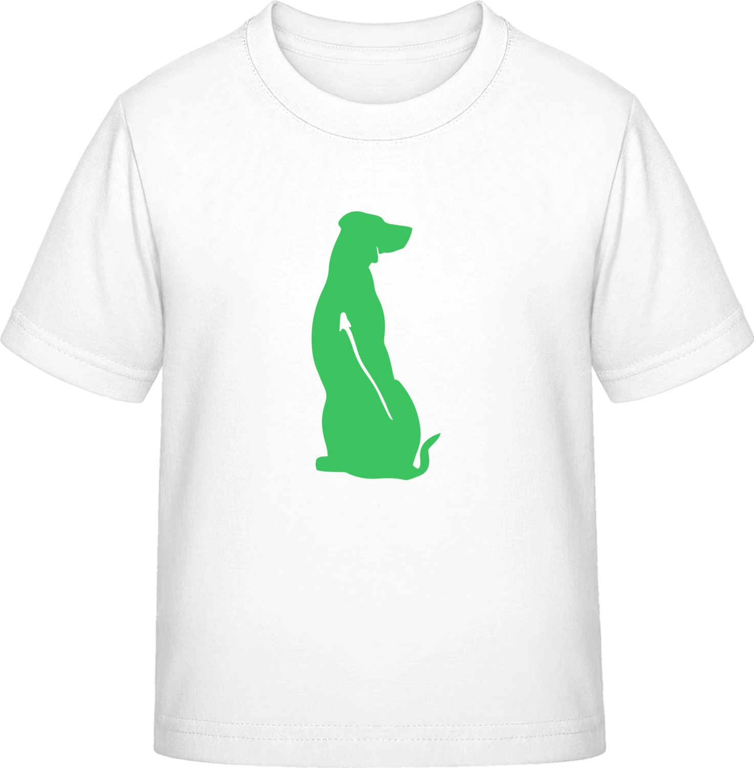 Rhodesian Ridgebacks Silhouette - White Exact 190 Kids - Front