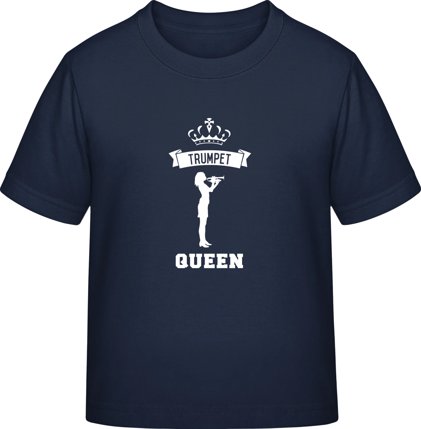 Trumpet Queen - Navy Exact 190 Kids - Front