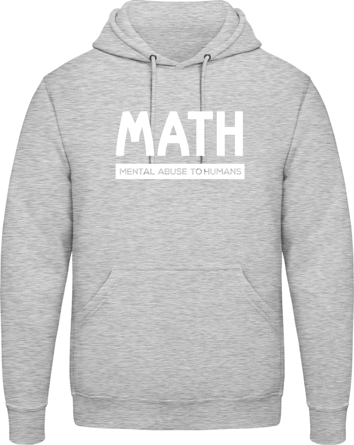 MATH Mental Abuse To Humans - Front_Heather Grey