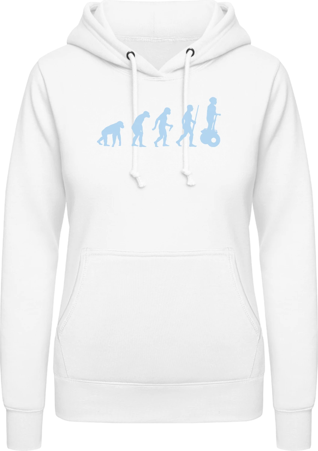 Segway Evolution - Arctic white AWDis ladies hoodie - Front