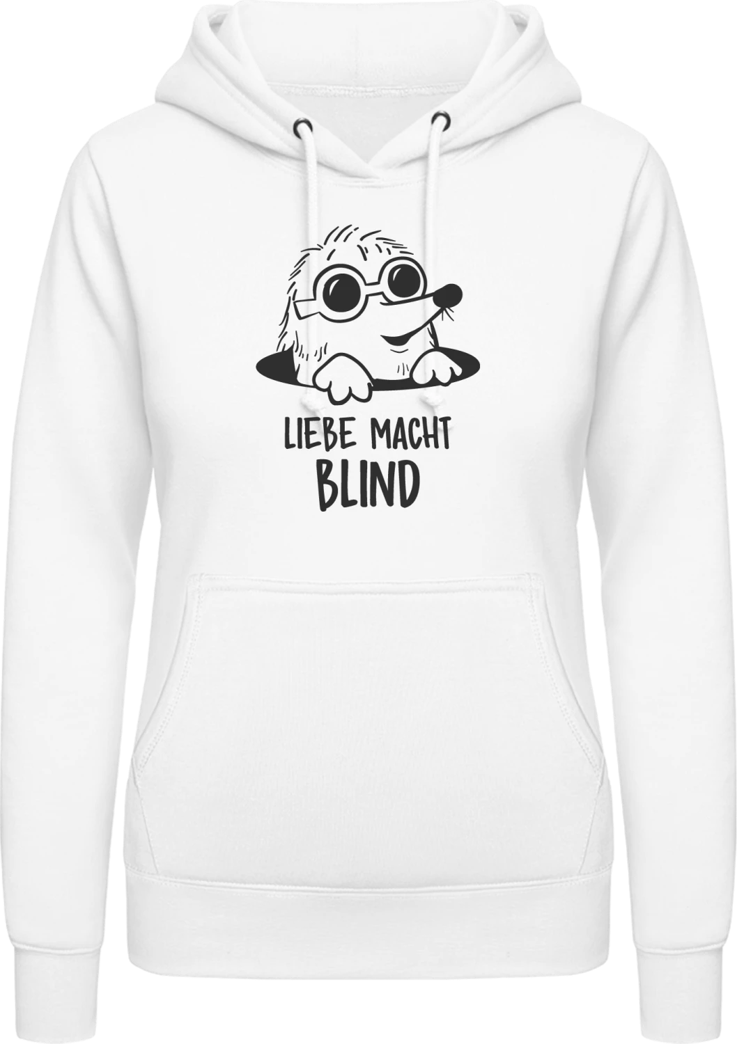 Mafia La Familia - Arctic white AWDis ladies hoodie - Front