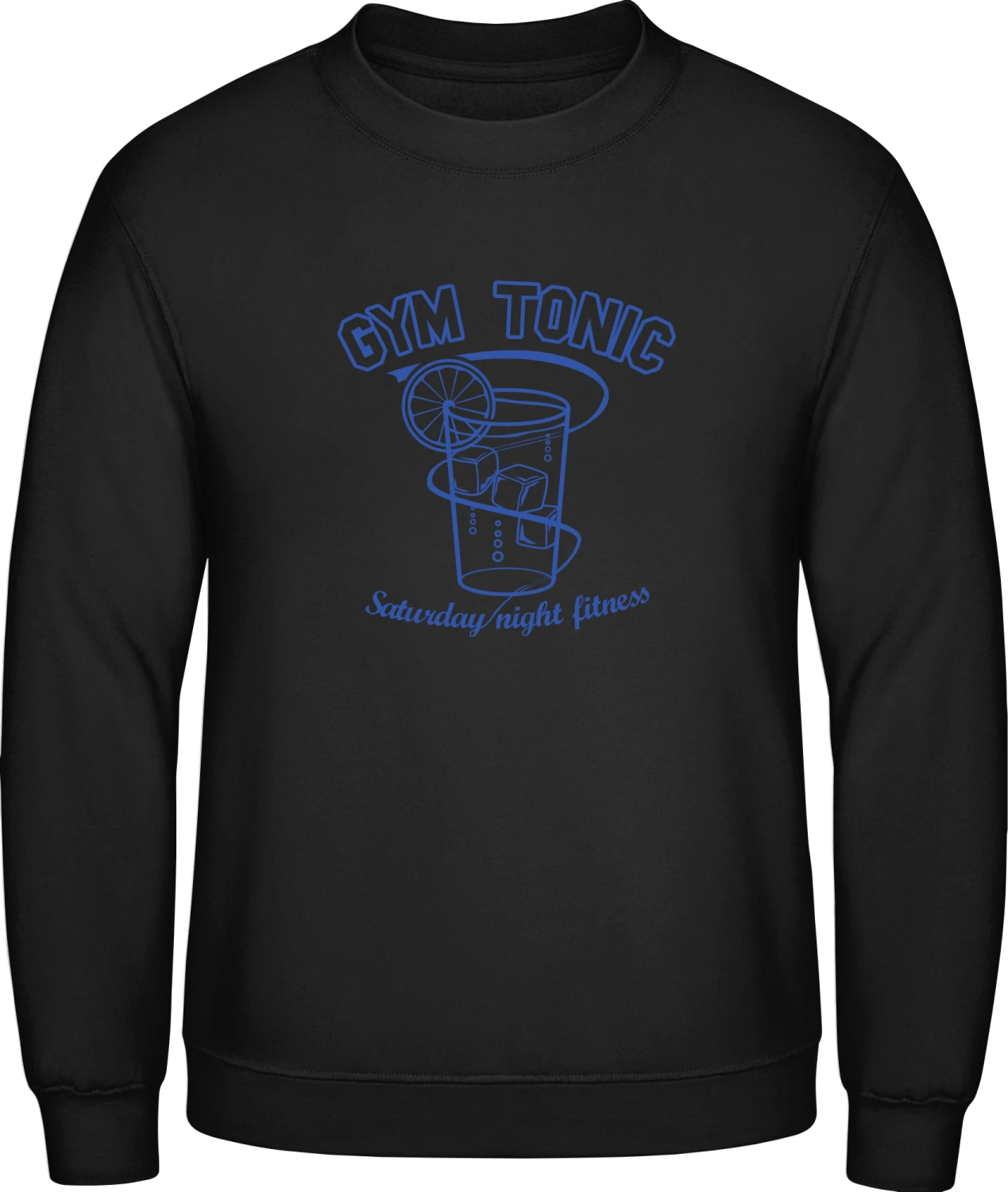 Gym Tonic - Black AWDis sweatshirt Men - Front