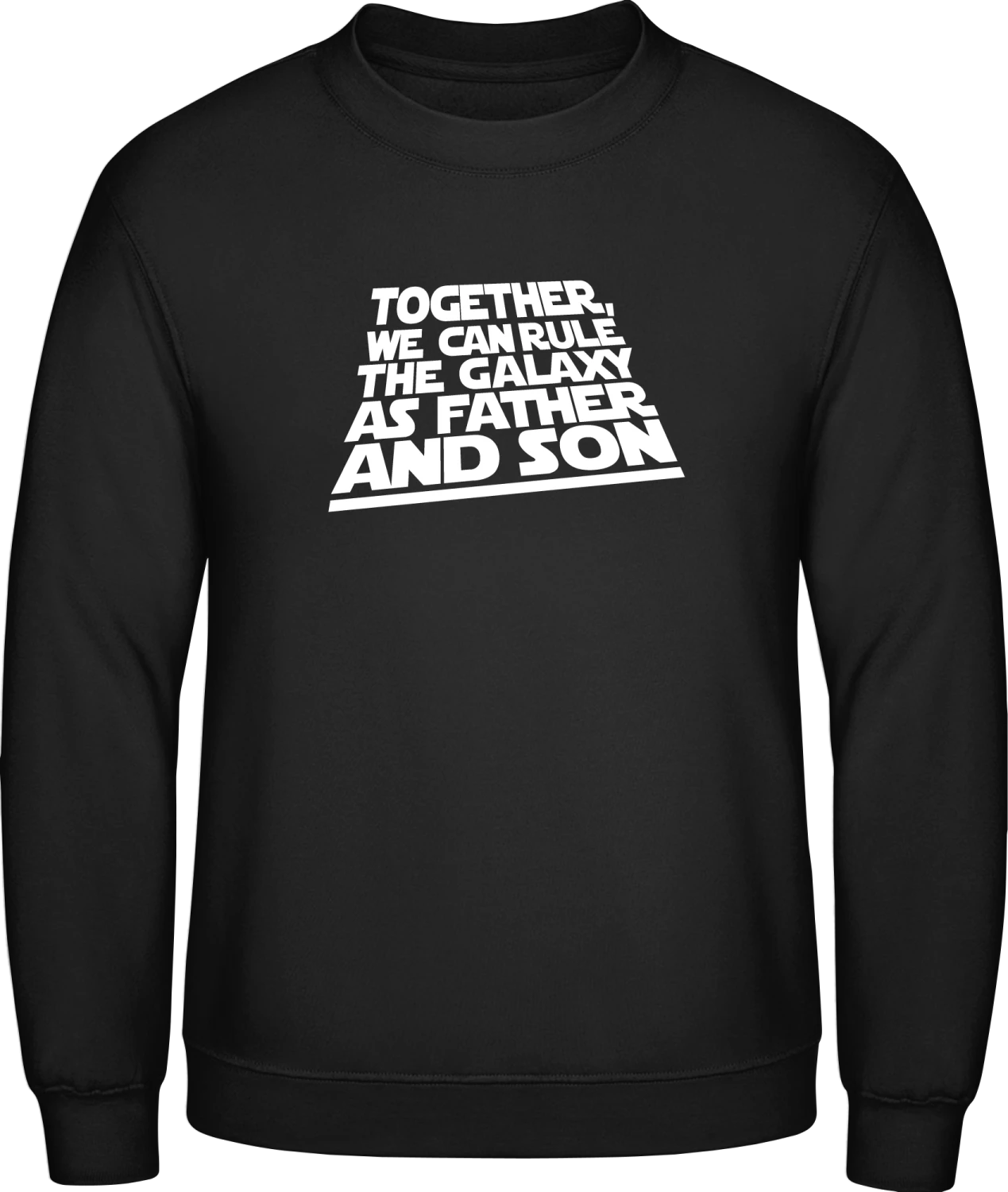 Rule The Galaxy - Black AWDis sweatshirt Men - Front