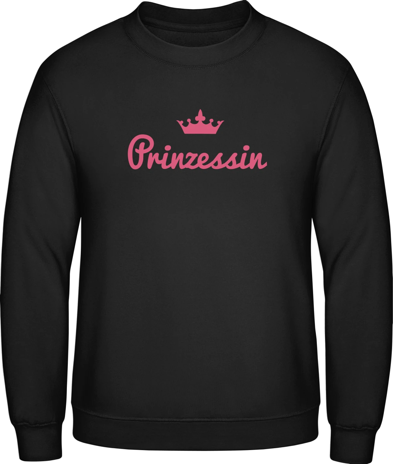 Prinzessin - Black AWDis sweatshirt Men - Front