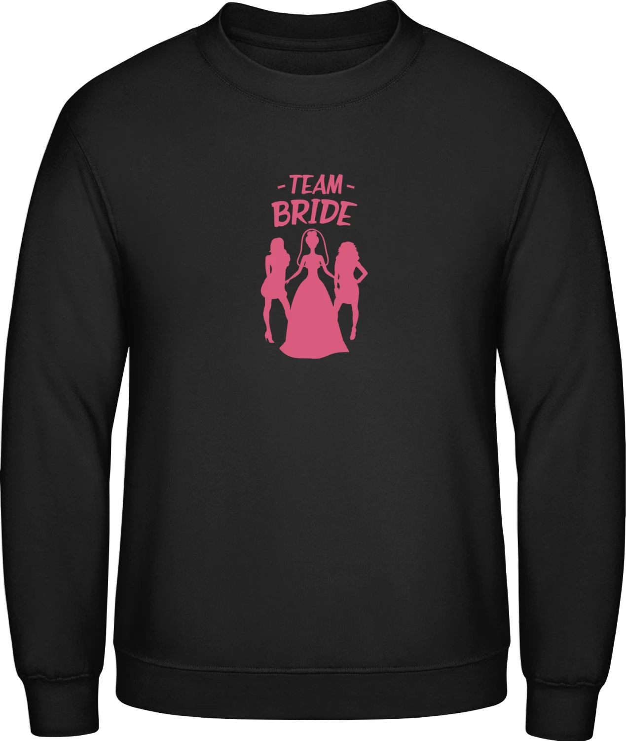 Team Bride Bodyguard - Black AWDis sweatshirt Men - Front